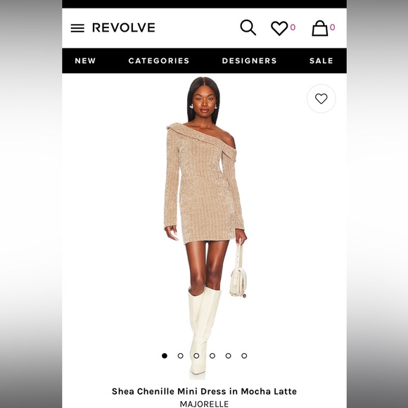 Revolve Chenille Mini Dress - Picture 1 of 2